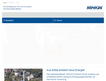 Tablet Screenshot of mhkw-frankfurt.de